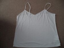 LADIES SYNTHETIC CAMI CLING RESISTANT - SIZE 22 - M&S WOMEN - WHITE - THREE