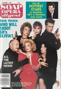 Soap Opera Digest 1. November 1988 CHARLOTTE ROSS-ROMA DOWNEY-MICHELLE FORBES-WALKER - Bild 1 von 1