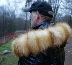 Fuchs Pelz Kapuze Kragen Real Pelzragen für Canada goose Jacke Parka Fellkragen - Bild 1 von 5