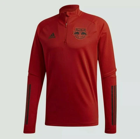 MLS Adidas New York Red Bulls Soccer 1/4-Zip Training Top Jacket M FS7074 NEW Cover