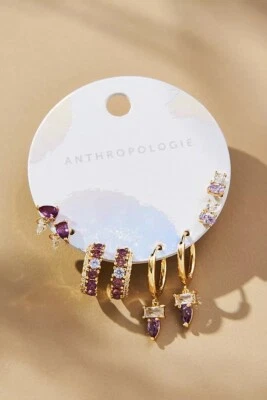 Pendientes Anthropologie piedra natal nuevos con etiquetas precio de venta sugerido por el fabricante $58 febrero Foto 1 de 4