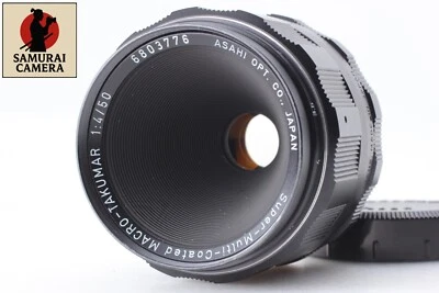 [Almost MINT] Pentax Super Multi Coated Macro Takumar 50mm f/4 MF Lens M42 JAPAN - Image 1 of 4