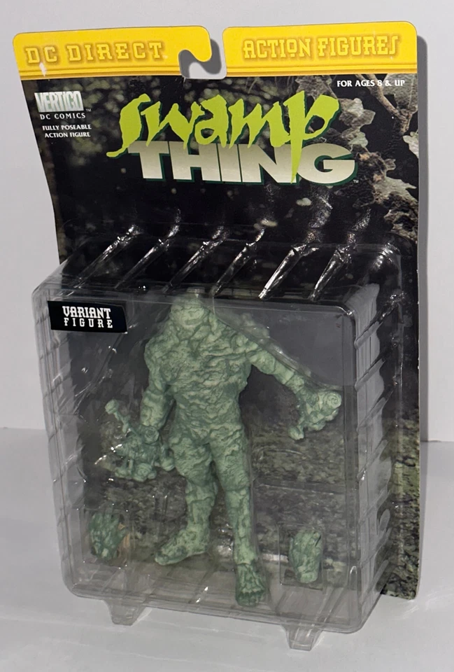 1999 Vertigo DC Comics DC Direct SWAMP THING Glow in the Dark VARIANT Figure - Image 1 of 4
