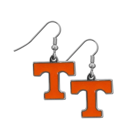 Siskiyou Sports NCAA Chrome Dangle Earrings Tennessee Volunteers Cover