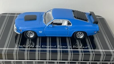 Matchbox 1/43 Scale Model Car  92687 - 1970 Ford Mustang Boss 429 - Blue - Image 1 of 4