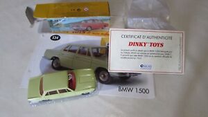 BMW 1500 à 1800 1962 -1971 Vert clair Dinky Toys 534 Atlas F Neuf 1/43 +Livret