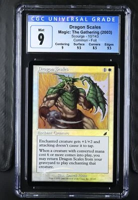 DRAGON SCALES Scourge Foil C CGC 9 MTG [Nostalgium] - Image 1 of 2