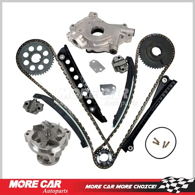 Kit de cadena de distribución para Ford Expedition F-150 2002 5,4 L GAS SOHC con bomba de agua de aceite Foto 1 de 4