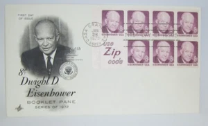 1972 First Day of Issue Dwight D. Eisenhower 34th President Washington DC - Picture 1 of 1