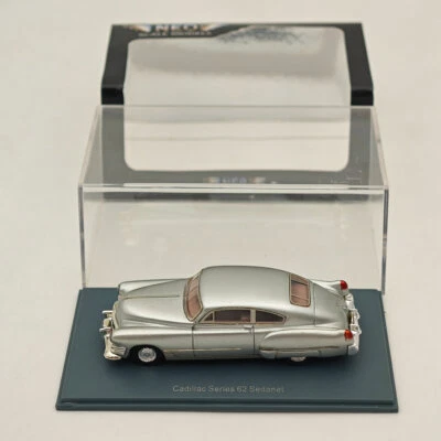NEO SCALE MODELS 1/87 Cadillac Series 62 Sedanet Coupe Silver Resin Car Limited - Image 1 of 4