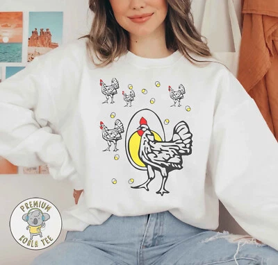 Roseanne Chicken Sweatshirt Ugliest shirt Artistic Statement Halloween costume - Image 1 of 4