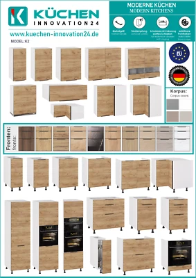 KÜCHEN INNOVATION KÜCHENSCHRANK HÄNGESCHRANK UNTERSCHRANK MINIKÜCHEN EINBAUKÜCHE - Bild 1 von 4