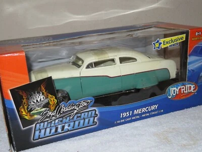 JOY RIDE 1951 CHOPPED MERCURY CODDINGTON HOT ROD ERTL 1:18 OPENING HOOD DOORS - Image 1 of 4