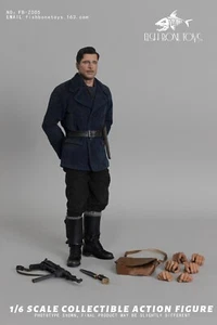 1/6 Fish Bonetoys fb-z005 WWII US ARMY Lieutenant Aldo The Apache ACTION FIGURE - Picture 1 of 7