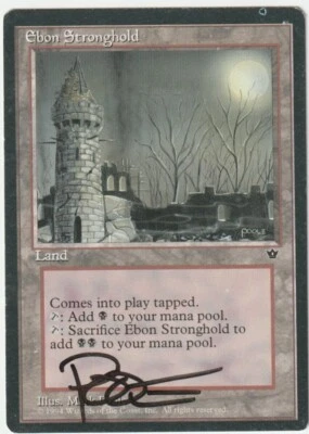 Fallen Empires   Ebon Stronghold   Signed by  Mark Poole - Image 1 of 2