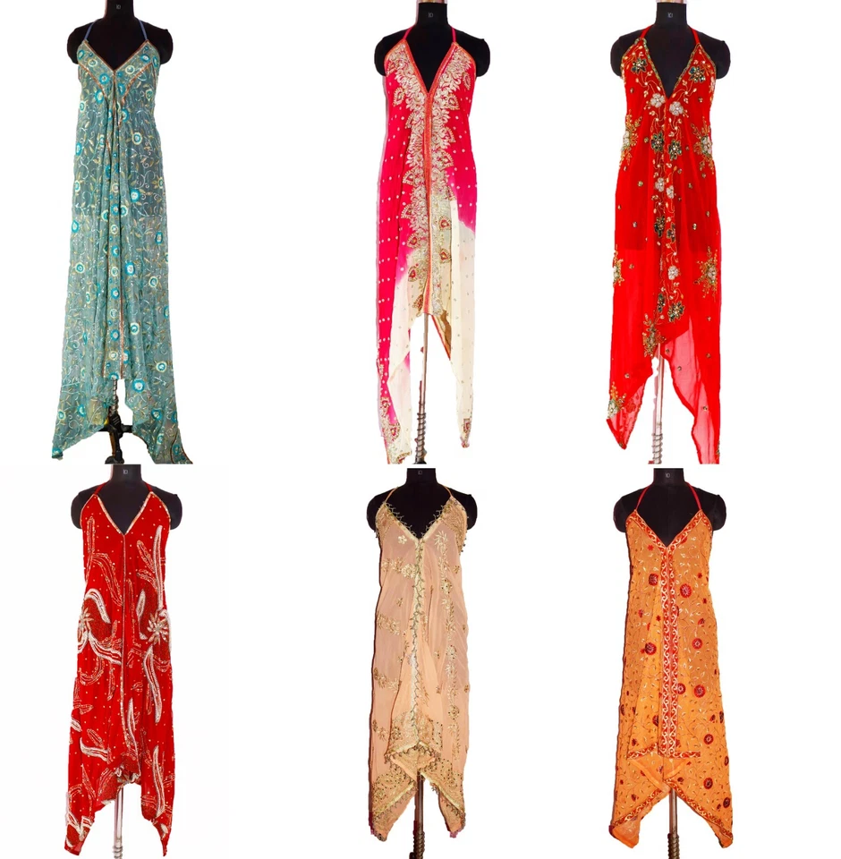 Wholesale Lot 50 Boho Maxi Dress Evening Gown,70's 80s Disco Sexy Holiday Dress - Image 1 of 4