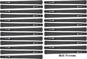 Twenty-five (25) Karma Velvet Standard Black/White Golf Grips-Mens/Men's Grip - Picture 1 of 2