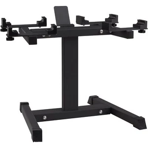 Adjustable Dumbbell Stand, Home Fitness Rack and Stand with Media Rack - Picture 1 of 7