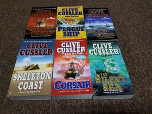 Lot of 6 books by CLIVE CUSSLER, JACK DU BRUL, CRAIG DIRGO SERIES: OREGON FILES - Picture 1 of 8