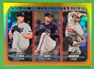 2024 Topps Series 1 #324 League Leaders GOLD Foil Parallel - Imagen 1 de 2