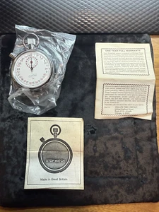 VINTAGE DUNDEE 1/10 Stoppuhr Stop Watch BRANDNEU OLD STOCK Original Papiere - Bild 1 von 6