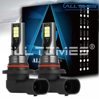 9145/H10 6000K Bright White LED Fog Light Kit For Front High Power Bulbs COB New - Image 1 of 4