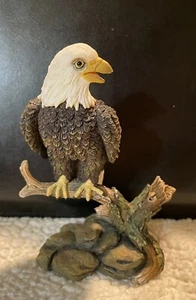 Vintage  Lefton Small Eagle  12331 Porcelain Bird Figurine 1998 Sam Nakamora - Picture 1 of 7