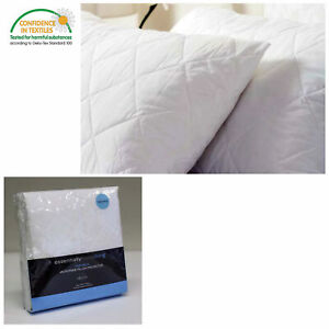 Twin Pack ( Set of 2 ) Microfiber Quilted Standard Pillow Protectors - 50 x 75cm