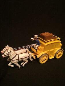 Rare! Vintage KOHLER Made in Germany Friction Stagecoach Model Toy CB14