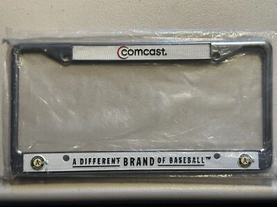 OAKLAND ATHLETICS A DIFFERENT BRAND OF BASEBALL METAL LICENSE PLATE FRAME SGA - Image 1 of 2