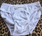 FRENCH 1980s OLD SCHOOL MEN LOW RISE BRIEF~ WHITE COTTON ~MADE IN FRANCE~ NEW~S