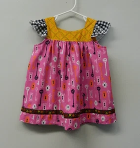 Mädchen Gr. 2 Shabby Top/Kleiderschlüssel und Schloss rosa - Bild 1 von 6