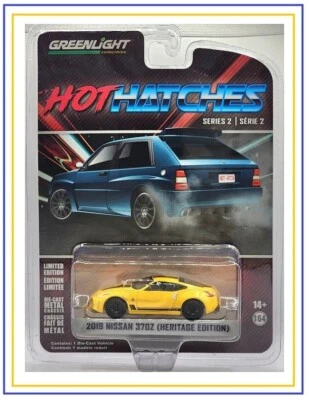 2019 NISSAN 370Z (HERITAGE EDITION) CHICANE YELLOW GL#63020-F DIECAST SCALE 1/64 - image 1 of 4