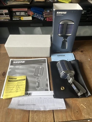 Shure Super 55 Deluxe Vocal Microphone Super Cardioid Dynamic Microphone - Image 1 of 4