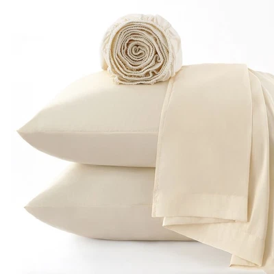 2200 Series 4 Piece Bed Sheet Set Hotel Luxury Ultra Soft Deep Pocket Bed Sheets - Image 1 of 4