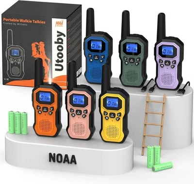 2 Way Radios for Adults Long Range Walkie Talkies for Kids Rechargeable 6 Pack, - Image 1 of 4