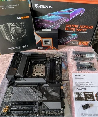Aufrüstkit AMD Ryzen 9700X, AORUS X870E Elite WIFI7, bequiet Dark Rock Pro 5 - Bild 1 von 2
