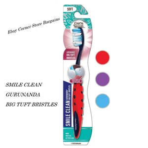 1 Cepillo de dientes Guru Nanda, suave, SMILE CLEAN, GURUNANDA BIG TUFT CERDAS - Imagen 1 de 2