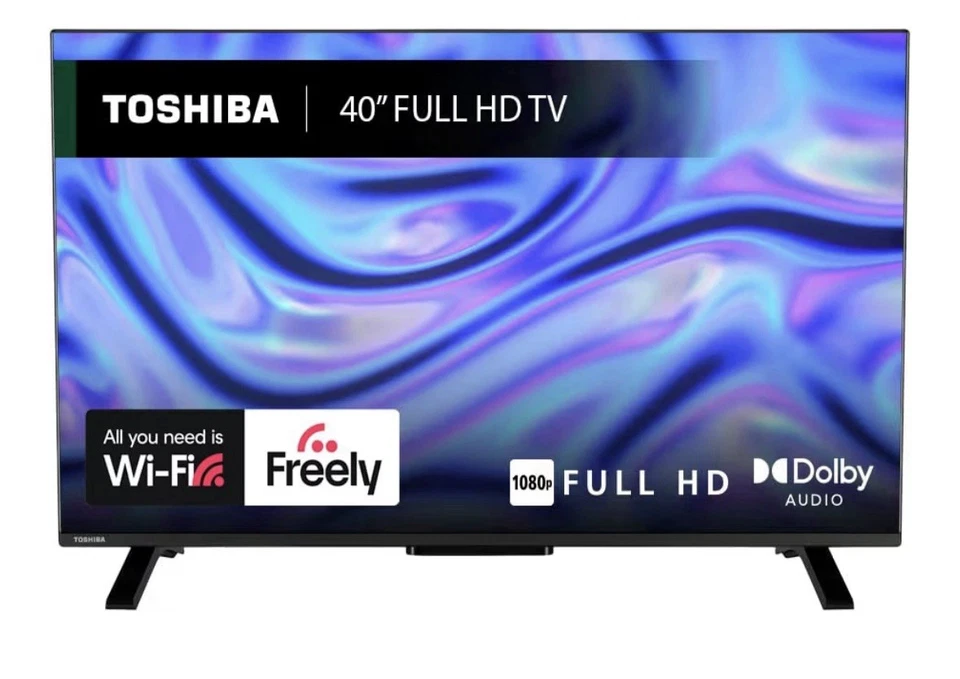TOSHIBA 40LV2553DB 40 Inch Smart TV Full HD HDR LED  Wifi YouTube Netflix USB - Image 1 of 3
