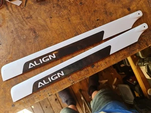 520 mm ALIGN CARBON FIBER HAUPTROTORBLÄTTER PASSEND FÜR TREX 550 ODER ÄHNLICH - Bild 1 von 1
