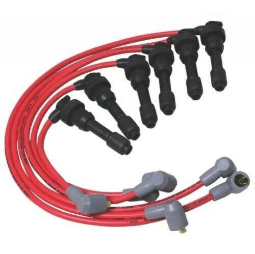 Juego de cables de bujía roja MSD 32709 para 92-96 Stealth/3000GT Turbo 181/3,0 L V6 Foto 1 de 1