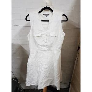 Laura Ashley Linen Cotton Dress Size 12 - Picture 1 of 3