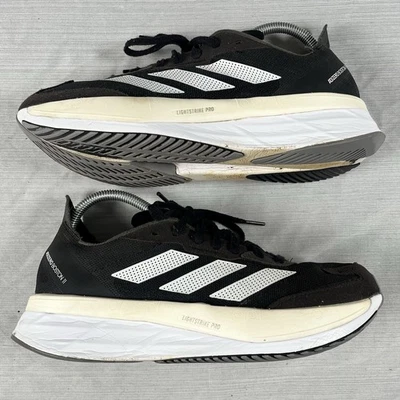 Adidas Adizero Boston 11 Women’s Size 9 Running Shoes Black Jogging Sneakers - Image 1 of 4