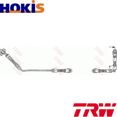 BRAKE HOSE PHD490 FOR BMW X5E53 MAZDA TRIBUTE M57D30 M54B30 3.0L M57D30 2.9L Foto 1 de 4