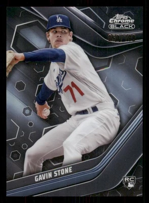 2023 Topps Chrome Black Refractors #85 Gavin Stone /199 - Image 1 of 2
