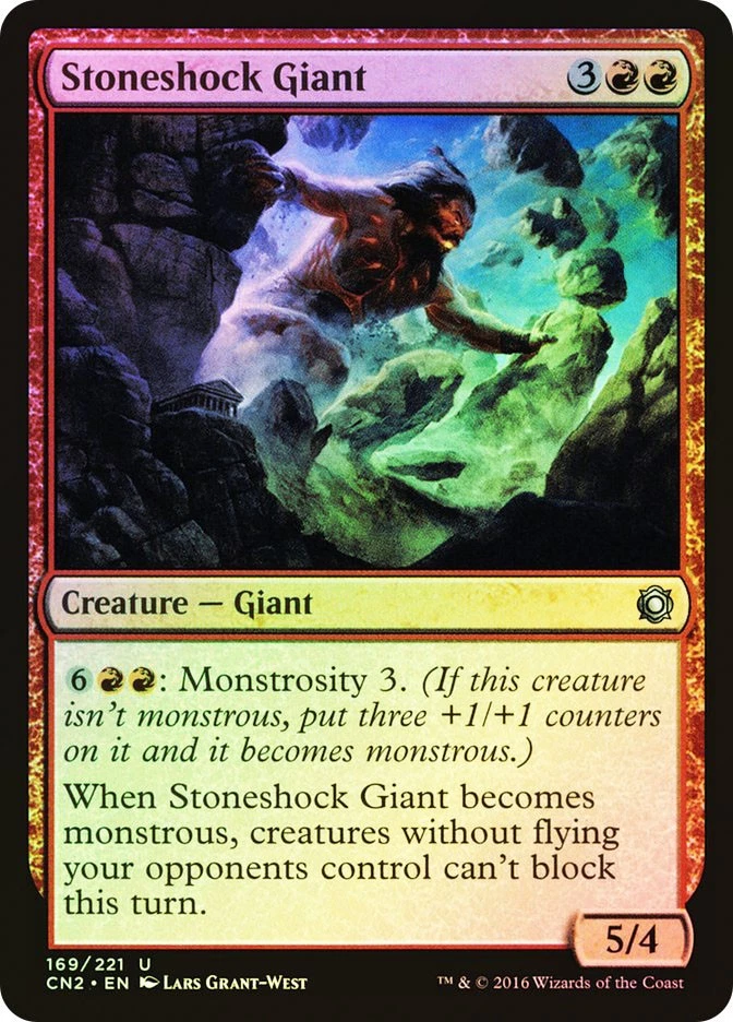 MTG FOIL Stoneshock Giant  - Conspiracy: Take the Crown #169 - Image 1 of 1
