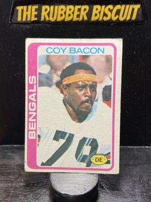 Coy Bacon #135 1978 Topps Cincinnati Bengals - Image 1 of 2