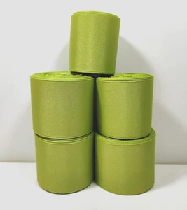 Grünes Ripsband 2 1/4" breit x 45+ Yards Schiff Zitronengras Jubelschleife Handwerk - Bild 1 von 3