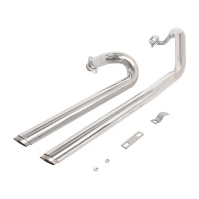 For Yamaha V Star 1100 XVS1100 Custom Shortshots Staggered Exhaust Muffler Pipes - Imagem 1 de 4
