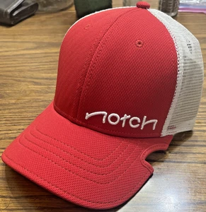 Kerbe Mütze Herren Snapback rot & weiß bestickt Logo Kappe Baseball hält Brille! - Bild 1 von 14